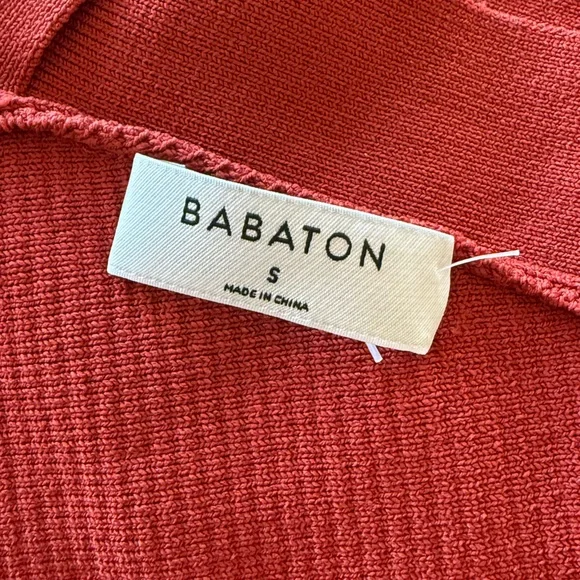 Aritzia Babaton Crimson Cross-Neck Crop Top - Picture 3 of 3
